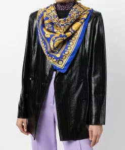Versace Barocco-print silk foulard