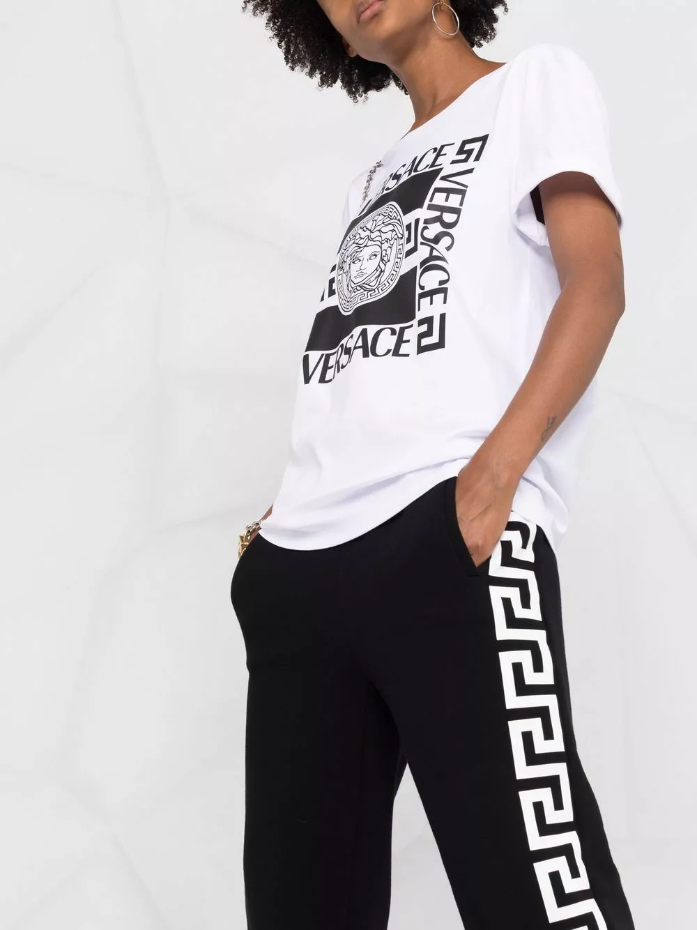 Versace Greca pattern track pants 5 Versace Greca-pattern track pants