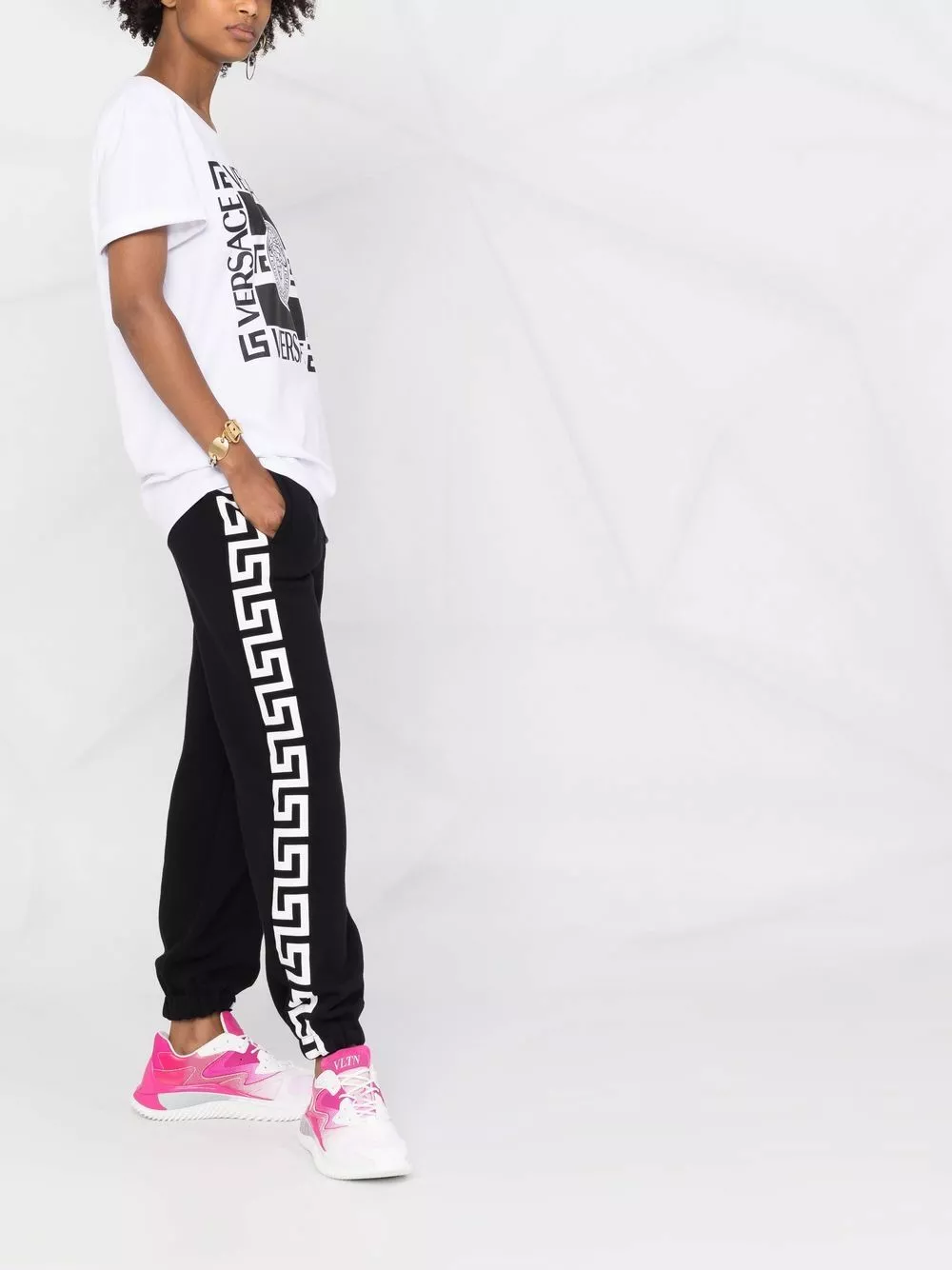 Versace Greca pattern track pants 8 Versace Greca-pattern track pants