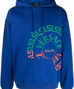 Versace Greca-motif hoodie