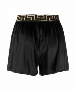 Versace Greca waistband shorts