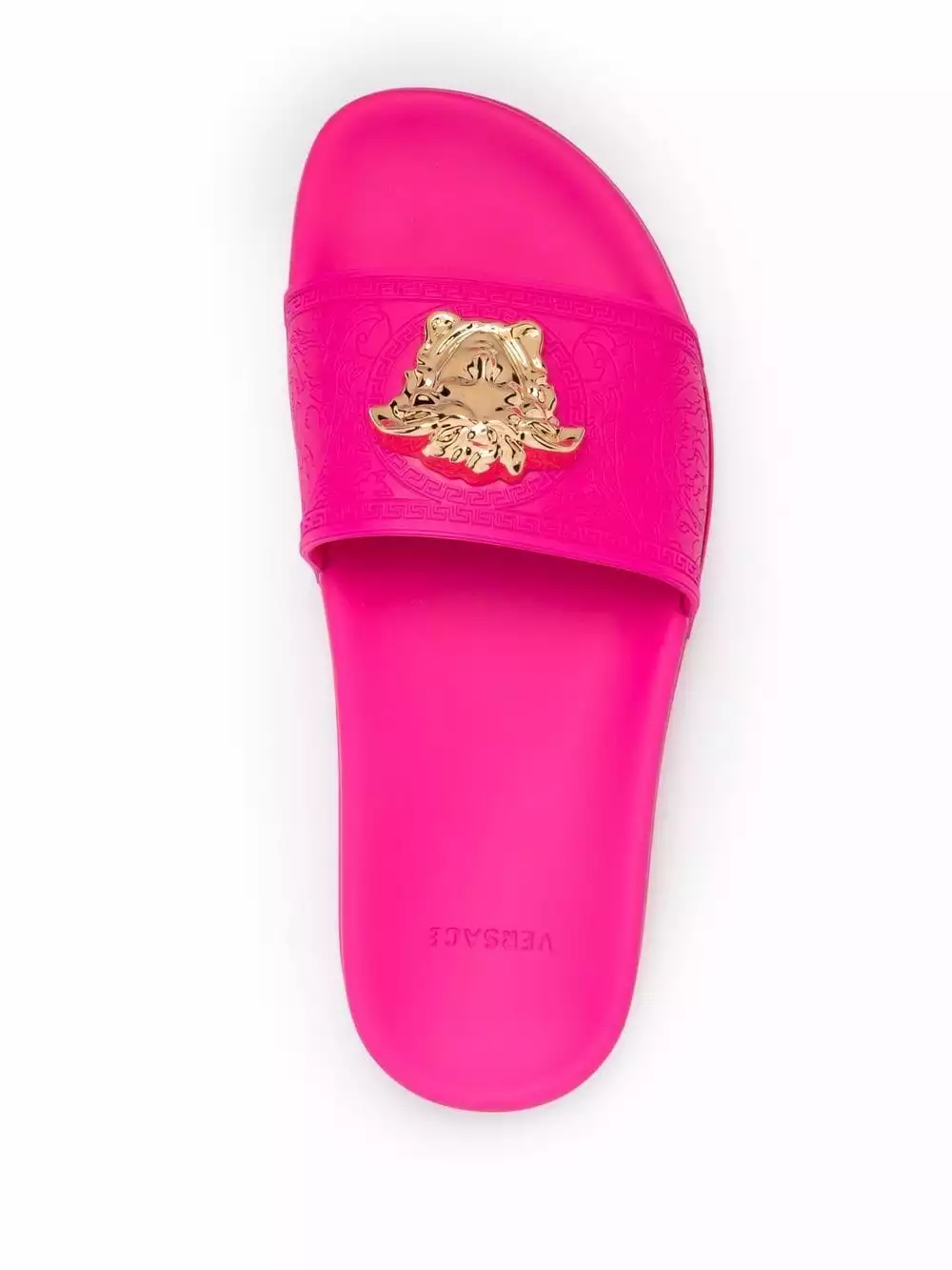 Versace Medusa head plaque open toe slides 6 Versace Medusa-head plaque open-toe slides