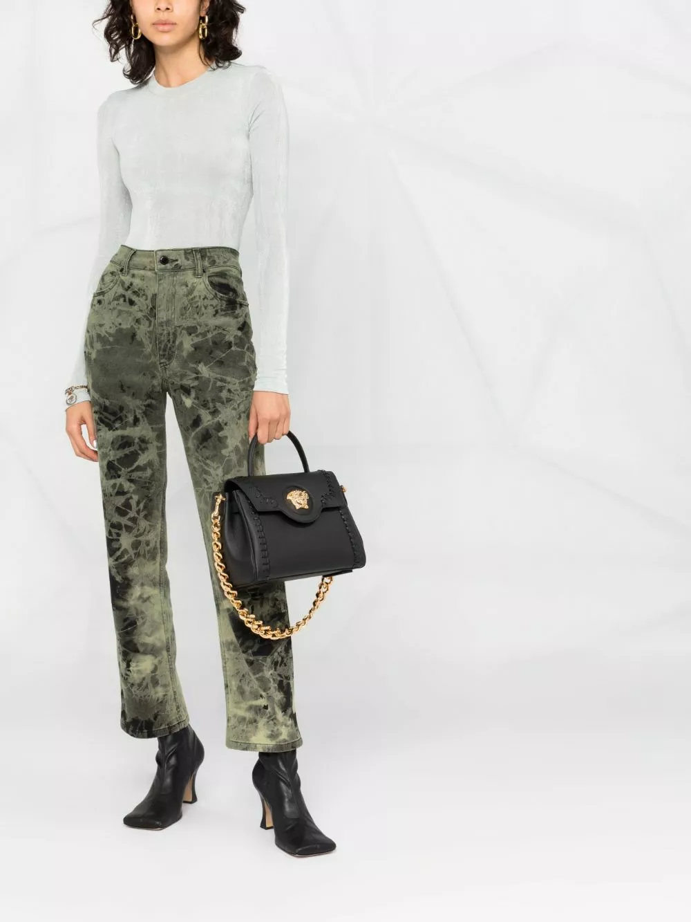 Versace Medusa head plaque tote bag 4 Versace Medusa-head plaque tote bag