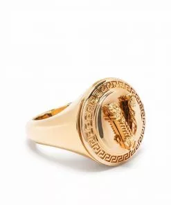Versace Virtus signet ring