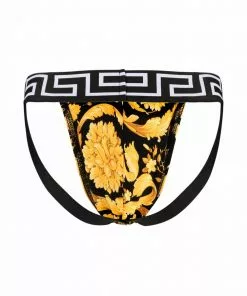 Versace baroque pattern-print briefs