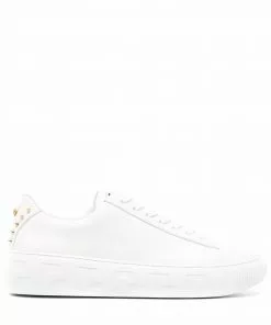 Versace Greca studded low-top sneakers