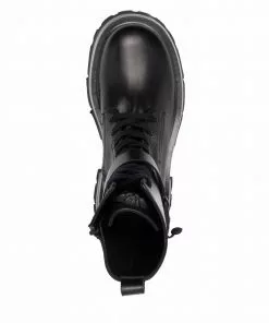 Versace 60mm leather combat boots