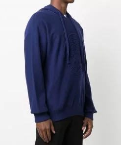 Versace Medusa motif drawstring hoodie