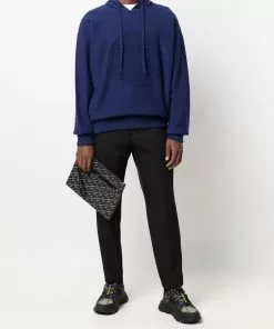 Versace Medusa motif drawstring hoodie