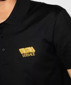 Versace La Greca short sleeve polo shirt 10 Versace La Greca short-sleeve polo shirt