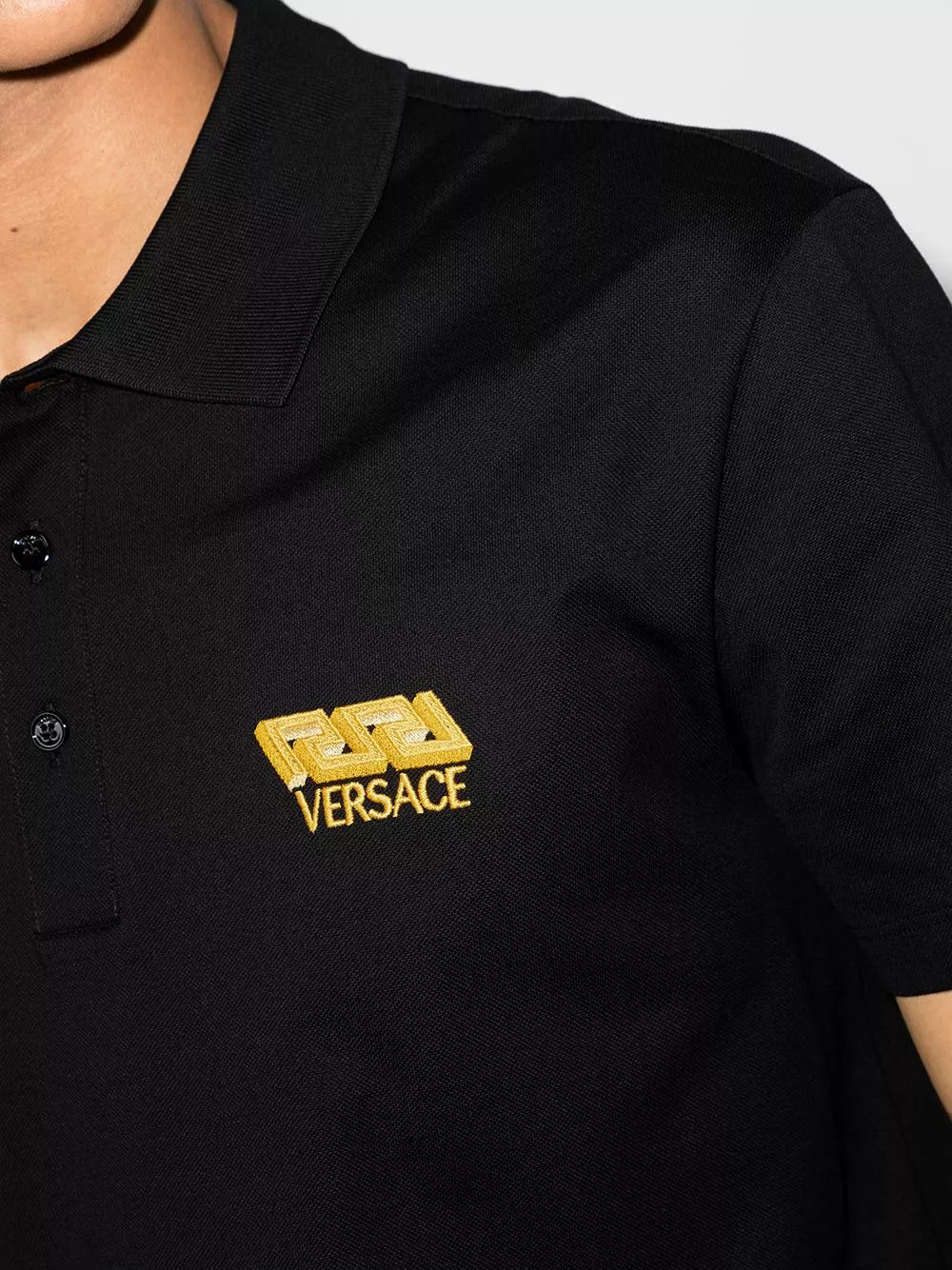 Versace La Greca short sleeve polo shirt 6 Versace La Greca short-sleeve polo shirt