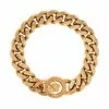 Versace Medusa curb chain bracelet