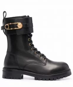 Versace Medusa Pin lace-up boots