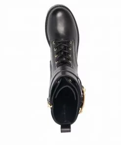 Versace Medusa Pin lace-up boots
