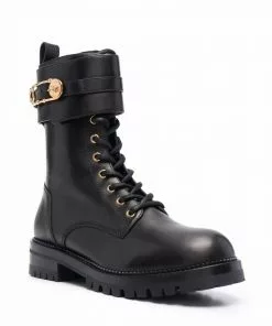 Versace Medusa Pin lace-up boots