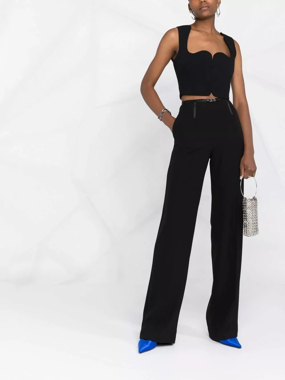 Versace Sweetheart neck sleeveless top 4 Versace sweetheart-neck sleeveless top