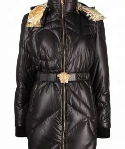 Versace Medusa Head padded coat