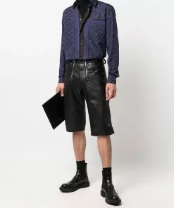 Versace Greca Key-print shirt