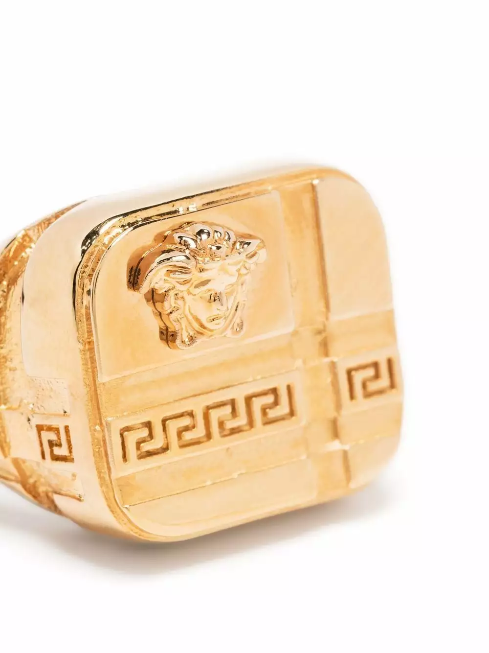 Versace Medusa Greca engraved signet ring 5 Versace Medusa Greca-engraved signet ring