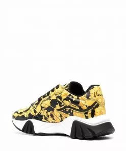 Versace Squalo Barocco-print sneakers