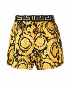 Versace baroque-pattern elasticated-waistband boxers