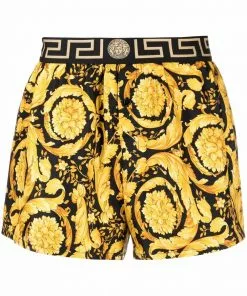 Versace baroque-pattern elasticated-waistband boxers