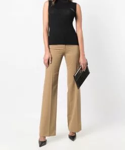 Versace ribbed-knit vest top