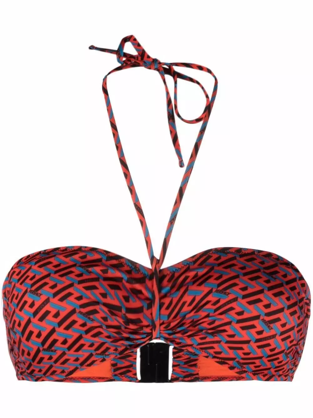 Versace Greca Signature print bikini top 3 Versace Greca Signature-print bikini top