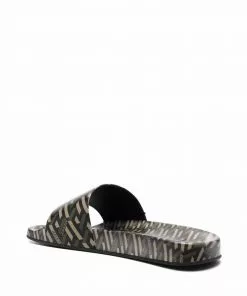 Versace logo-print slides