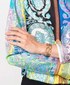 Versace logo cuff bracelet