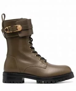 Versace Medusa Pin lace-up boots