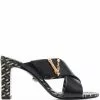 Versace Virtus La Greca print mules 1 Versace Virtus La Greca print mules