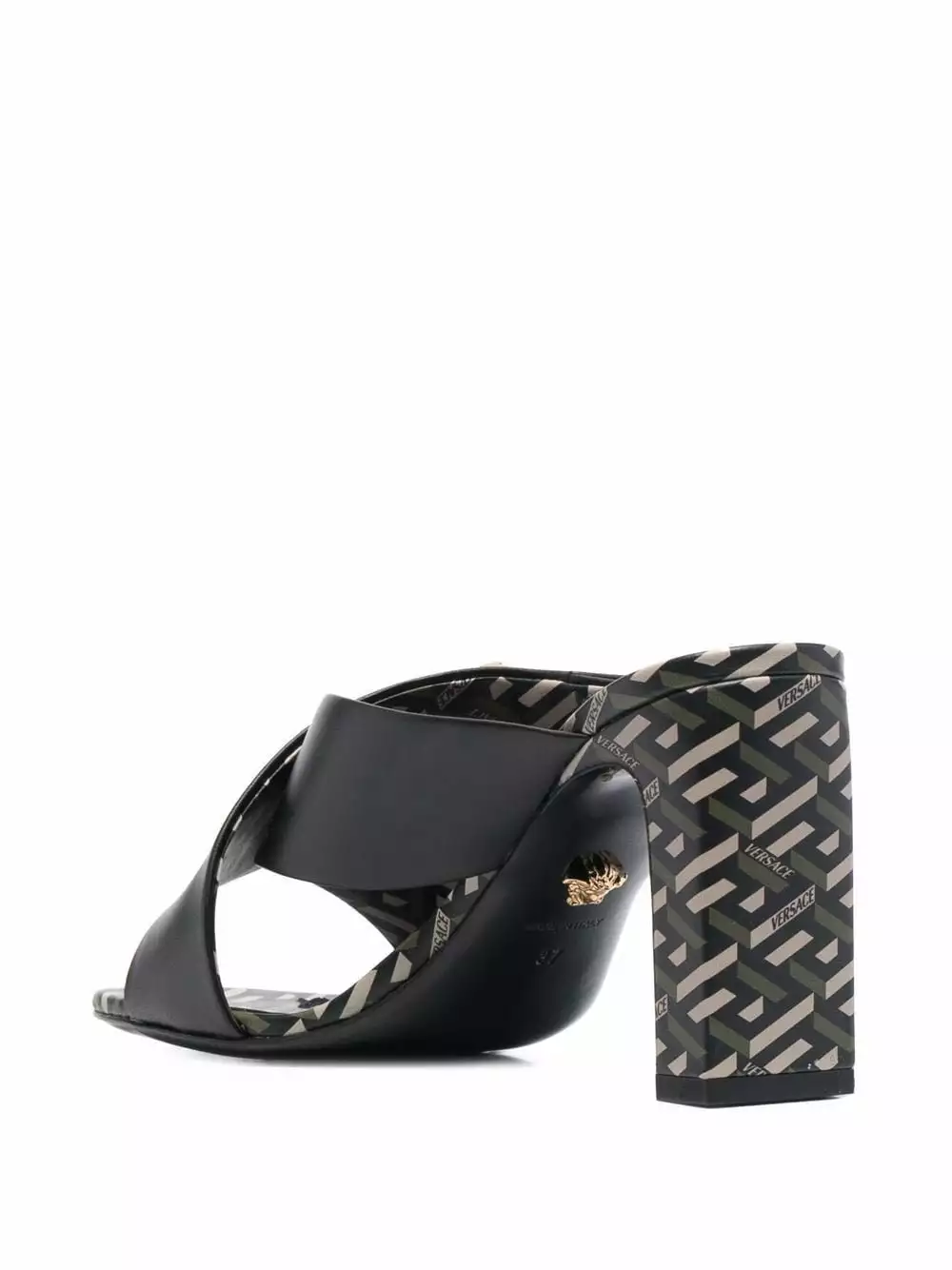 Versace Virtus La Greca print mules 5 Versace Virtus La Greca print mules