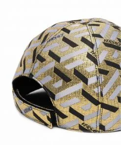 Versace graphic-print cap