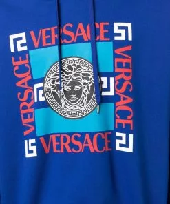 Versace Medusa motif print hoodie 11 Versace Medusa motif-print hoodie