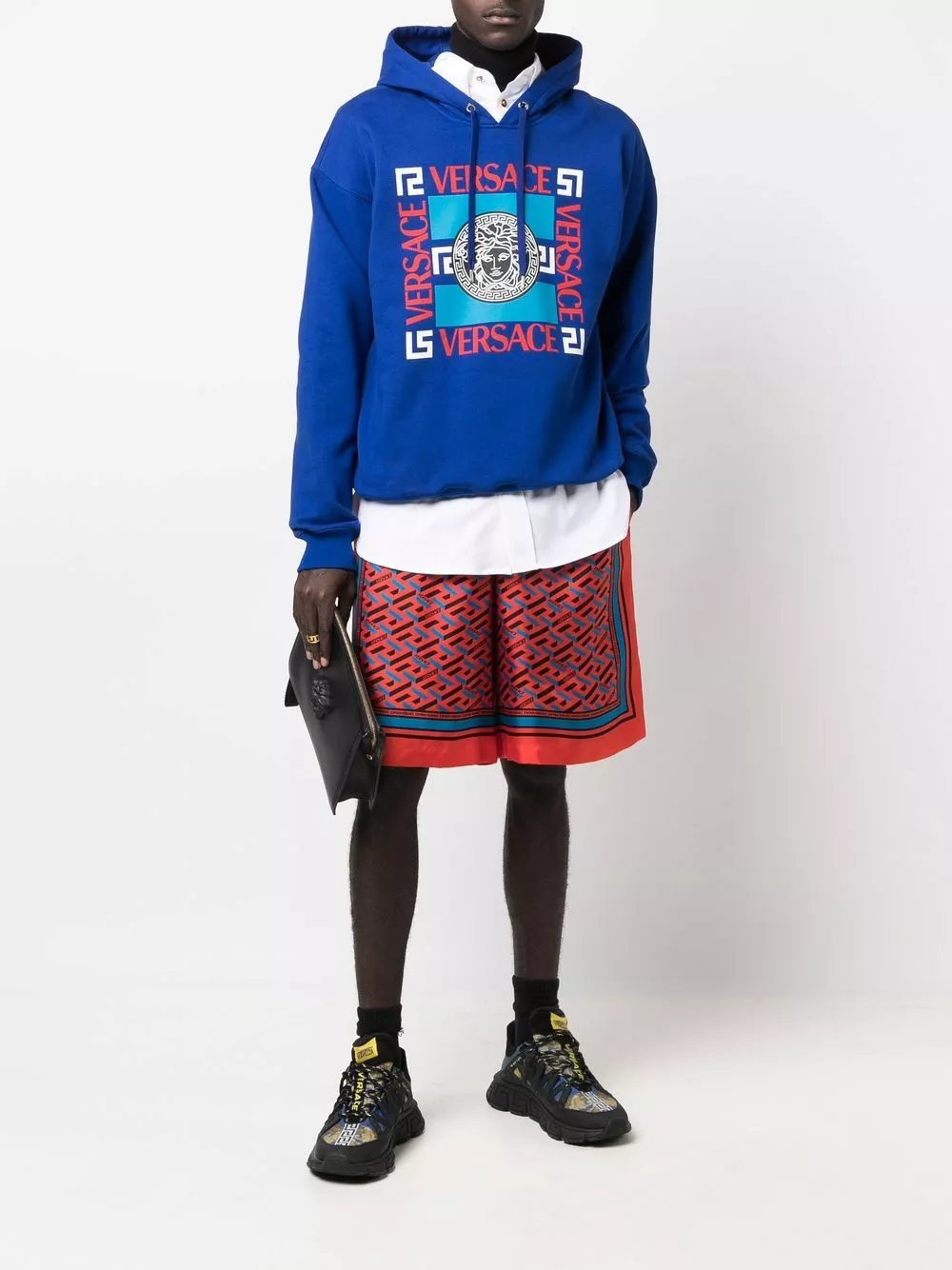 Versace Medusa motif print hoodie 4 Versace Medusa motif-print hoodie