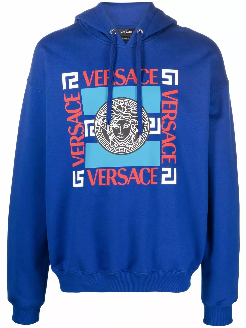Versace Medusa motif print hoodie 3 Versace Medusa motif-print hoodie