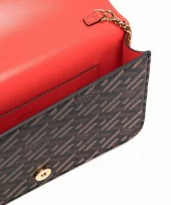 Versace La Greca-print shoulder bag