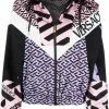 Versace colour block sports jacket