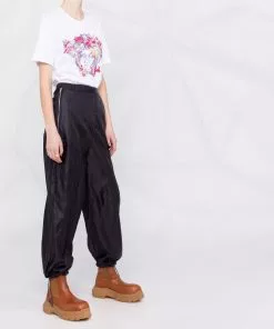 Versace Rhinestone embellished Medusa T shirt 13 Versace rhinestone-embellished Medusa T-shirt