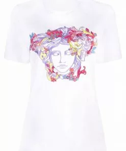 Versace rhinestone-embellished Medusa T-shirt