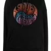 Versace Rhinestone embellished logo hoodie 2 Versace rhinestone-embellished logo hoodie