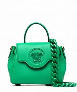 Versace small La Medusa leather tote