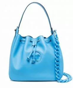 Versace Medusa-plaque bucket bag