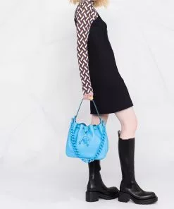 Versace Medusa-plaque bucket bag