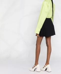 Versace La Greca chain A-line mini skirt