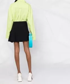 Versace La Greca chain A-line mini skirt