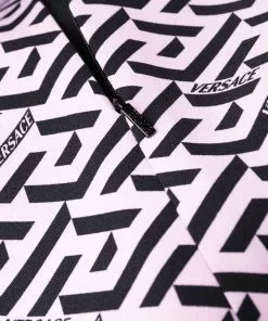 Versace all-over logo mini dress