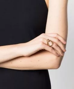 Versace Medusa Head motif ring