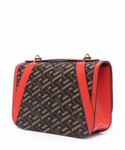 Versace Greca-patterned crossbody bag